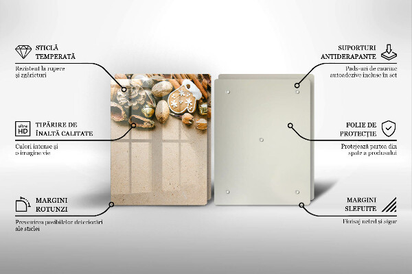 Glas Ceranfeldabdeckung Weihnachtsdekorationen