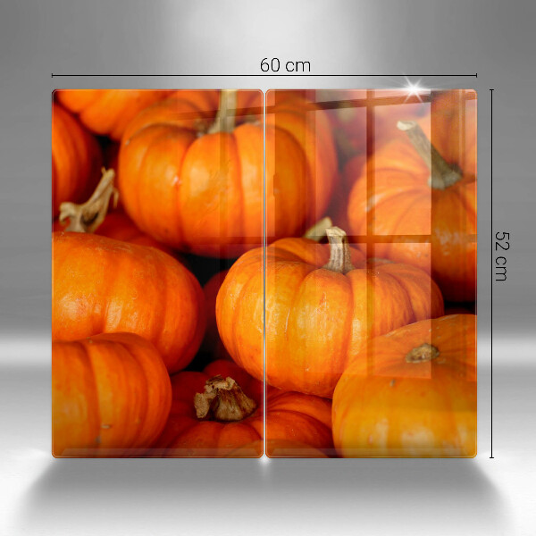 Glas Ceranfeldabdeckung Kürbisse