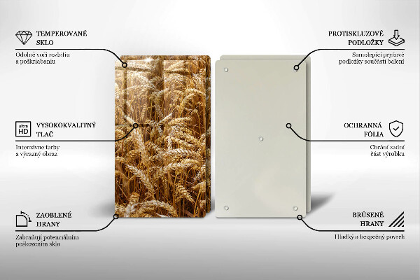 Glas Ceranfeldabdeckung Getreidefeld