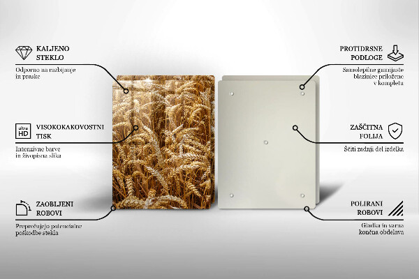Glas Ceranfeldabdeckung Getreidefeld