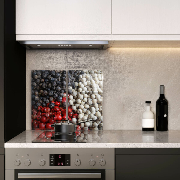 Glas Ceranfeldabdeckung Schwarzer Pfeffer