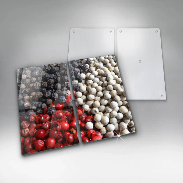 Glas Ceranfeldabdeckung Schwarzer Pfeffer