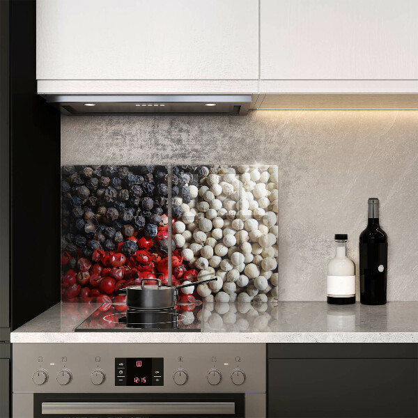 Glas Ceranfeldabdeckung Schwarzer Pfeffer