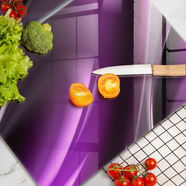 Glas Ceranfeldabdeckung Lila Abstraktion