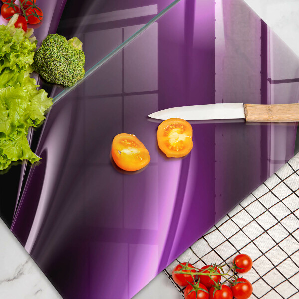 Glas Ceranfeldabdeckung Lila Abstraktion