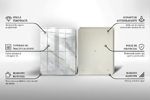 Glas Ceranfeldabdeckung Steinstruktur