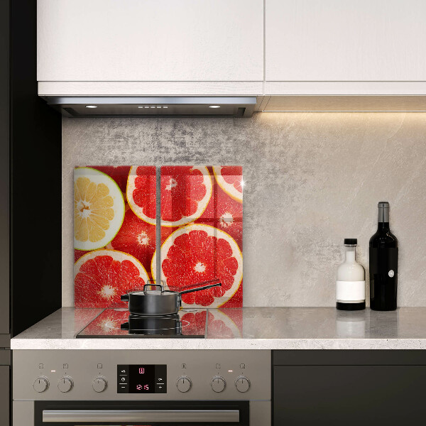 Glas Ceranfeldabdeckung Grapefruitscheiben