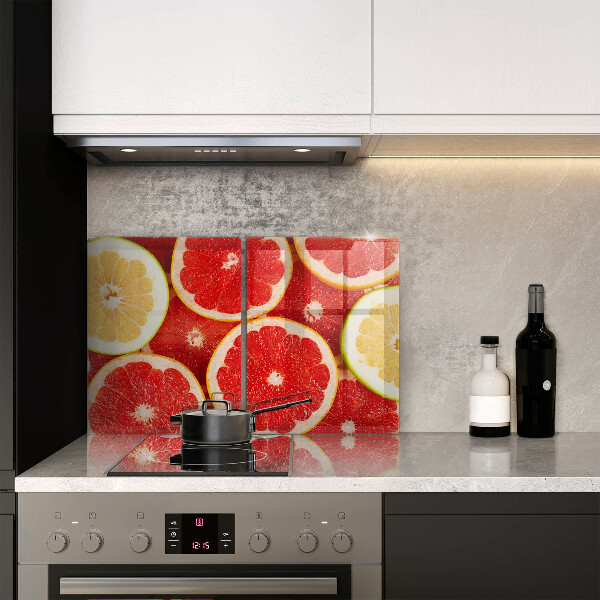 Glas Ceranfeldabdeckung Grapefruitscheiben