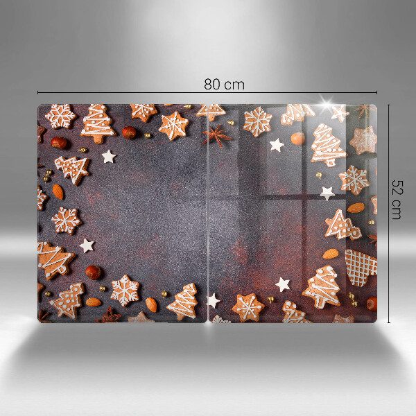 Glas Ceranfeldabdeckung Lebkuchenweihnachten