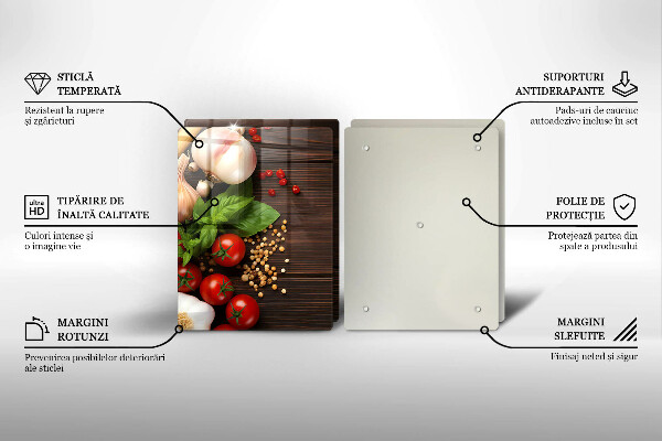 Glas Ceranfeldabdeckung Gemüse auf dem Tisch