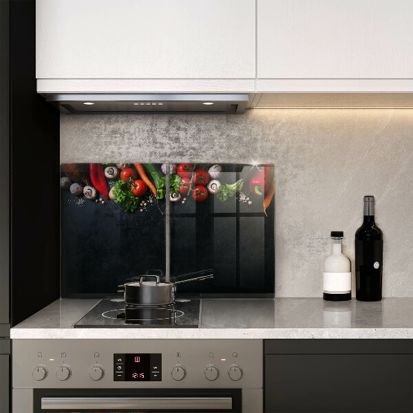 Glas Ceranfeldabdeckung Buntes Gemüse