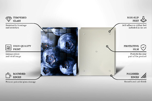 Glas Ceranfeldabdeckung Nahaufnahme von Beeren