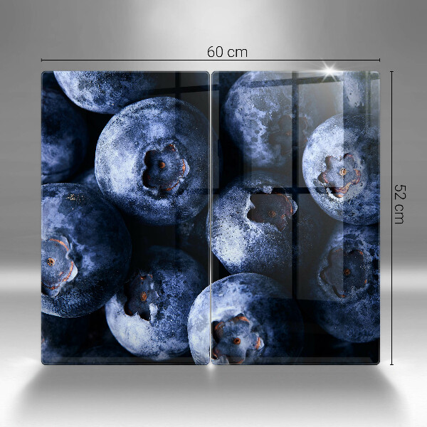 Glas Ceranfeldabdeckung Nahaufnahme von Beeren