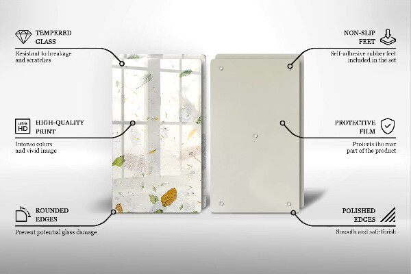 Glas Ceranfeldabdeckung Fallende Blätter
