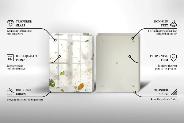 Glas Ceranfeldabdeckung Fallende Blätter