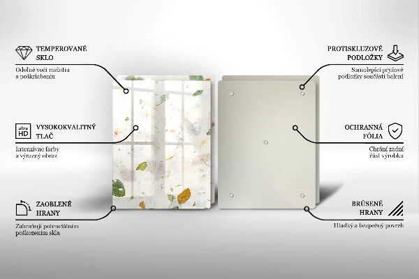 Glas Ceranfeldabdeckung Fallende Blätter