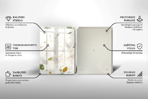 Glas Ceranfeldabdeckung Fallende Blätter