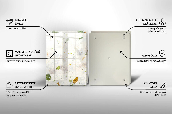 Glas Ceranfeldabdeckung Fallende Blätter