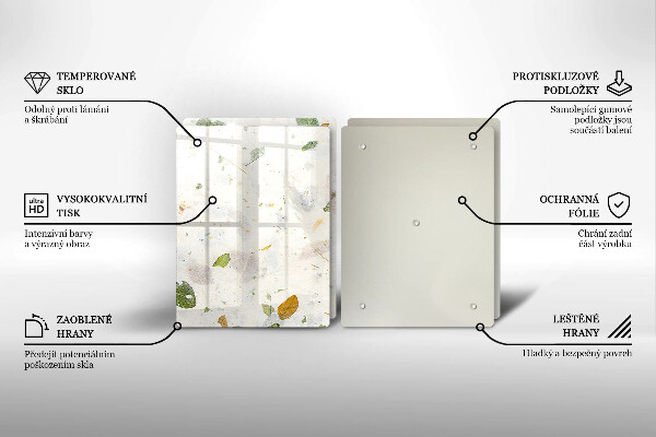 Glas Ceranfeldabdeckung Fallende Blätter