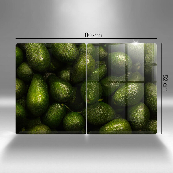 Glas Ceranfeldabdeckung Avocadofrucht