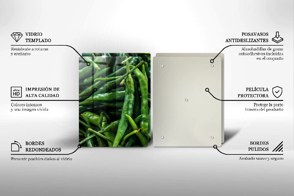 Glas Ceranfeldabdeckung Erbsenschoten
