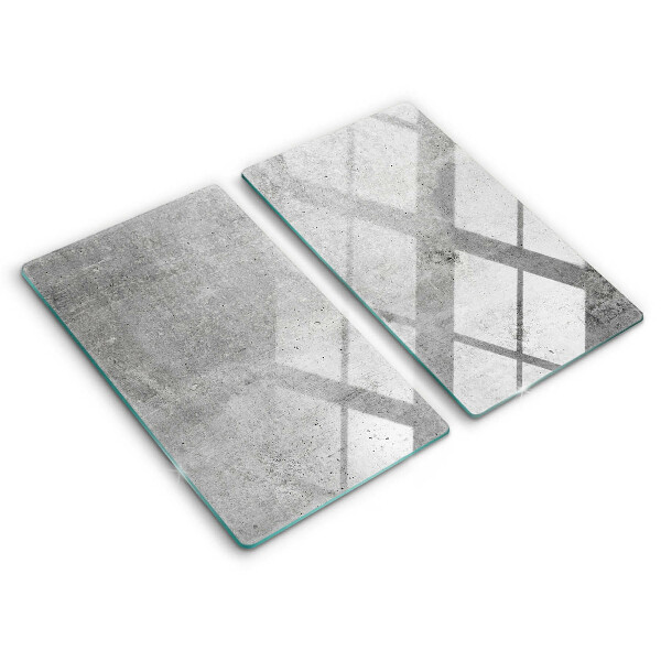 Glas Ceranfeldabdeckung Betonstruktur