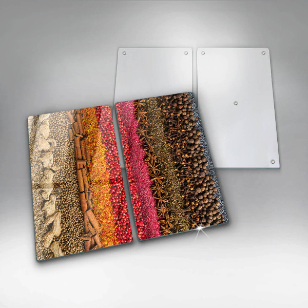 Glas Ceranfeldabdeckung Bunte Gewürze