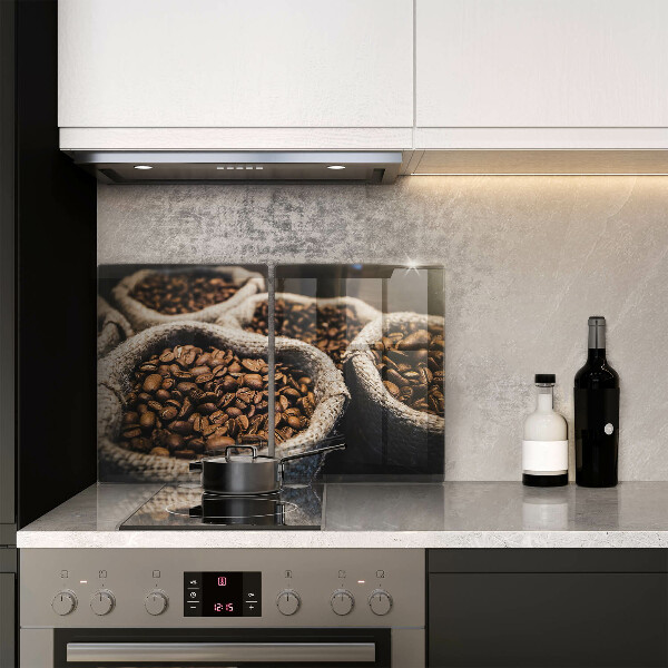 Glas Ceranfeldabdeckung Säcke mit Kaffeebohnen