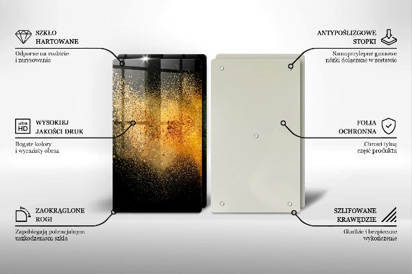 Glas Ceranfeldabdeckung Bunte Gewürze