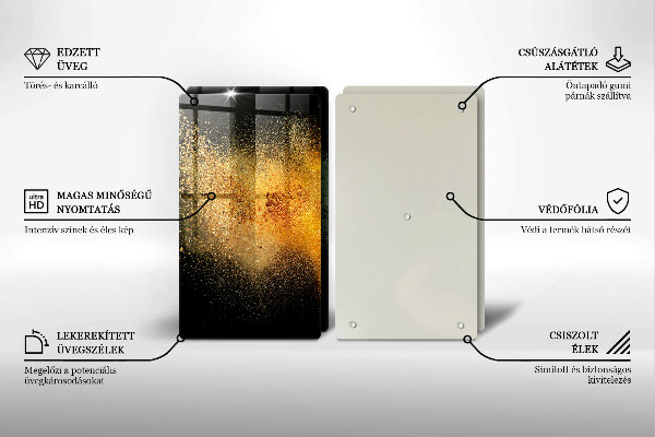 Glas Ceranfeldabdeckung Bunte Gewürze