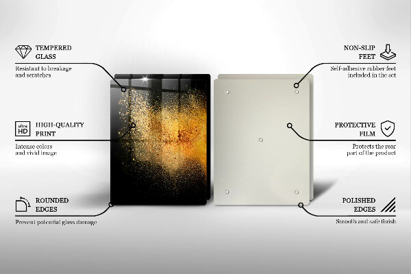 Glas Ceranfeldabdeckung Bunte Gewürze