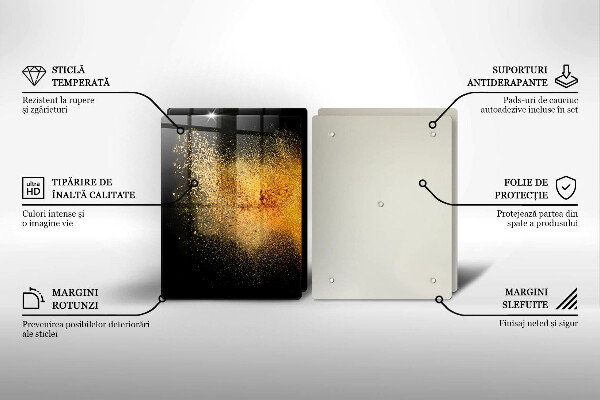 Glas Ceranfeldabdeckung Bunte Gewürze