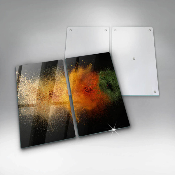 Glas Ceranfeldabdeckung Bunte Gewürze