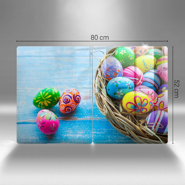 Glas Herdabdeckplatte Ostereier Ostereier