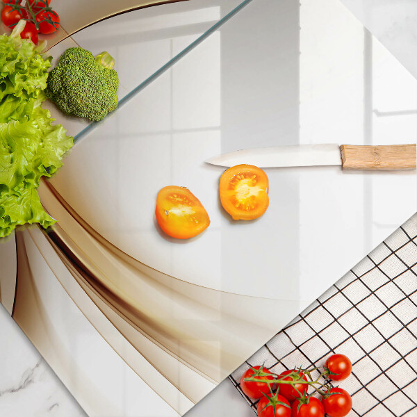 Glas Herdabdeckplatte Abstrakte Formen