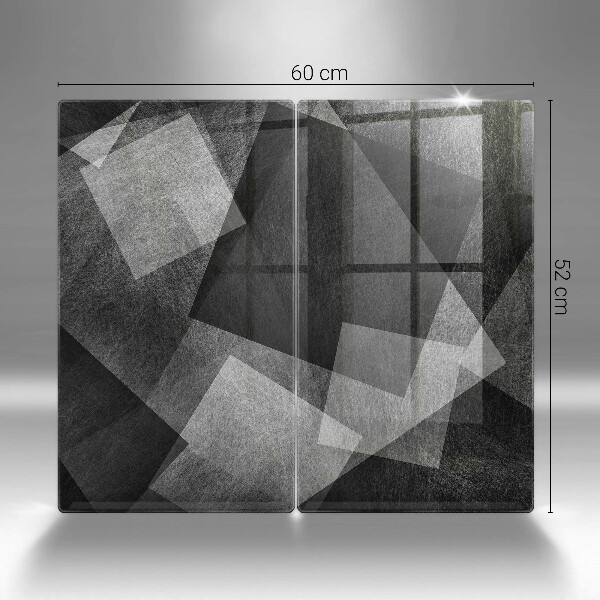 Glas Ceranfeldabdeckung Geometrische Abstraktion