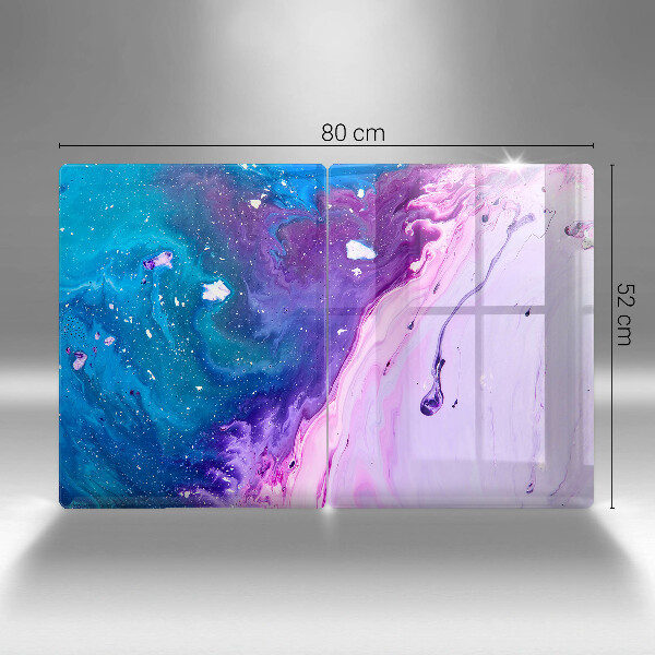 Glas Ceranfeldabdeckung Abstraktionstinten