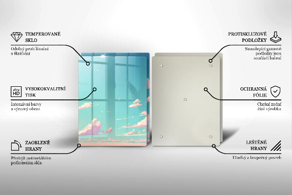 Glas Ceranfeldabdeckung Märchenhafter Himmel