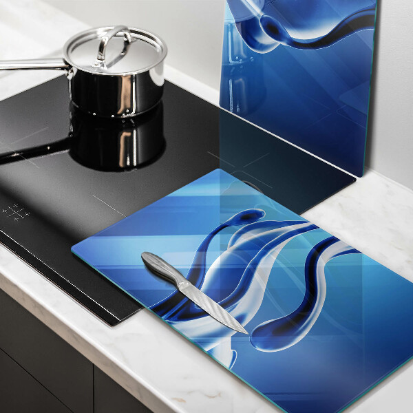 Glas Ceranfeldabdeckung Flüssige Abstraktion