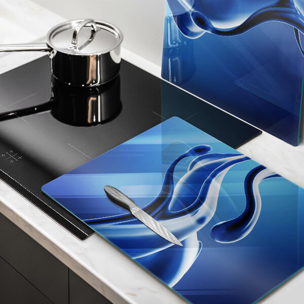 Glas Ceranfeldabdeckung Flüssige Abstraktion