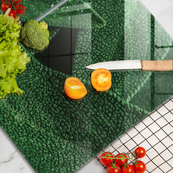 Glas Herdabdeckplatte Die Blätter der Pflanze