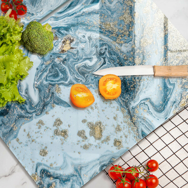 Glas Ceranfeldabdeckung Struktur mit Gold