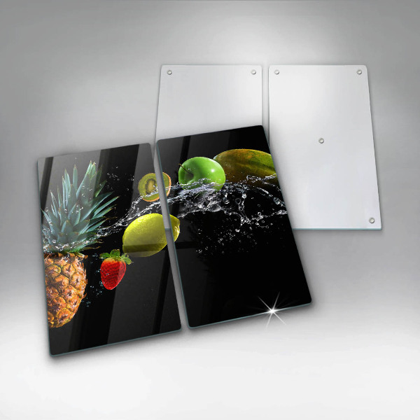 Glas Ceranfeldabdeckung Früchte im Wasser