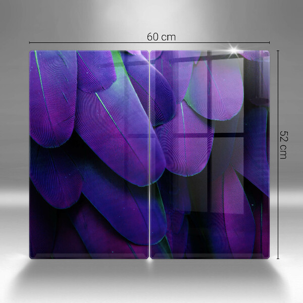 Glas Ceranfeldabdeckung Neonfedern