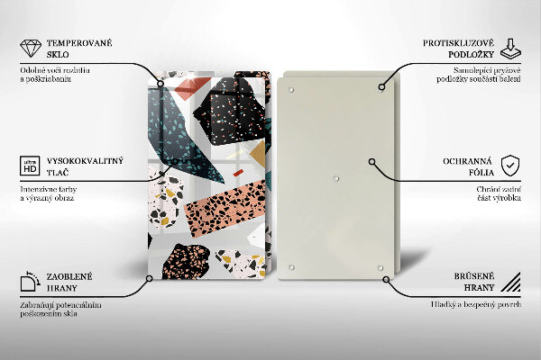 Glas Ceranfeldabdeckung Steingut