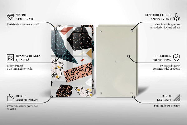 Glas Ceranfeldabdeckung Steingut