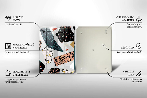 Glas Ceranfeldabdeckung Steingut