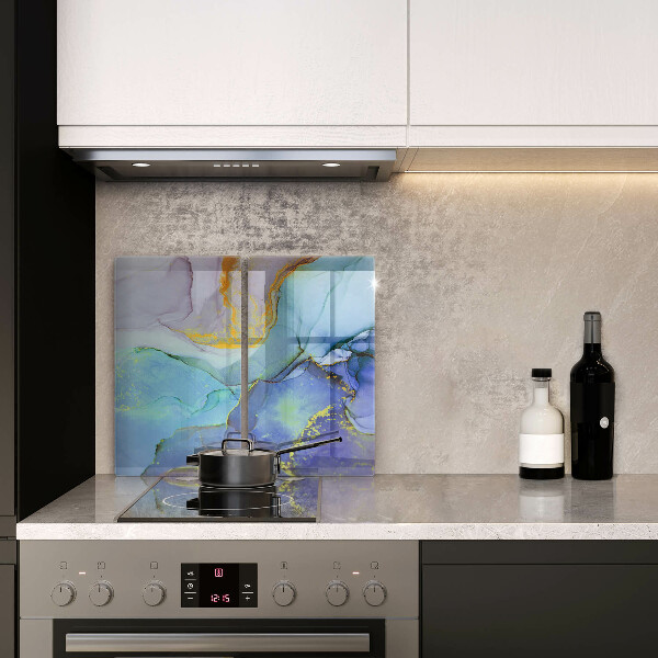 Glas Ceranfeldabdeckung Gebrochener Goldstein