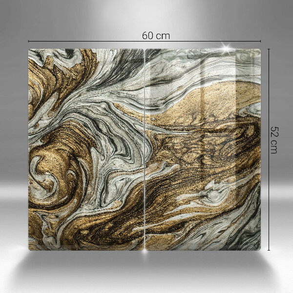 Glas Ceranfeldabdeckung Reichhaltige Abstraktion