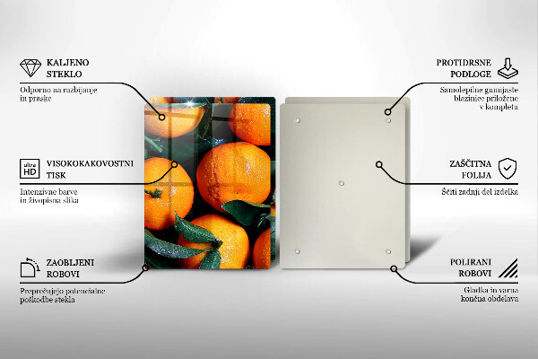 Glas Ceranfeldabdeckung Orangenfrucht